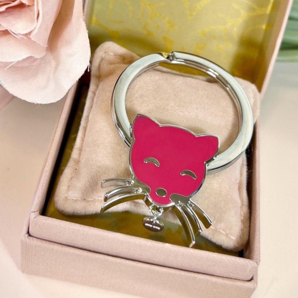 Miu Miu Barbie Pink Cat Bag Charm/Keychain